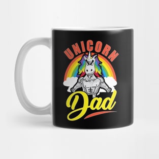 Awesome Unicorn Dad Cool Unicorn Dads Mug